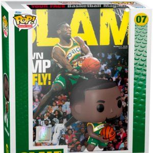 Funko Pop Magazine Covers Shawn Kemp New Slam NBA Basketball Seattle Supersonics